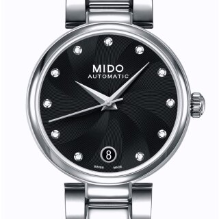 MIDO Baroncelli II Powermatic 80 Diamonds Damenuhr 5 Bar WR M022.207.11.056.10