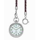 Regent P-770 Edelstahl Taschenuhr mit Kordel und...