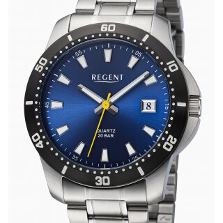 Markante Regent BA-753 Edelstahl 41 mm Herrenuhr 20 BAR WR - UVP* 99,00 EUR