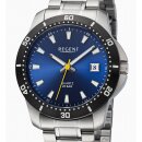 Markante Regent BA-753 Edelstahl 41 mm Herrenuhr 20 BAR...