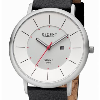 Regent BA-722 Edelstahl SOLAR Herrenuhr VEGANES Band Seiko-Werk UVP* 148,00 EUR