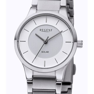 Regent BA-728 Edelstahl SOLAR Damenuhr Seiko-Werk 28mm 5 BAR WR UVP* 148,00 EUR