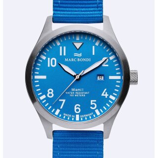 MARC BONDI Miami I Made in Germany 42 mm Herrenuhr Saphirglas UVP* 285,- EUR