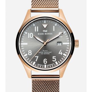 MARC BONDI ROME Made in Germany 38 mm Damenuhr Saphirglas UVP* 285,00 EUR