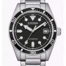 Kompakte CITIZEN Unisex 38,5 mm Automatik Uhr Edelstahl...