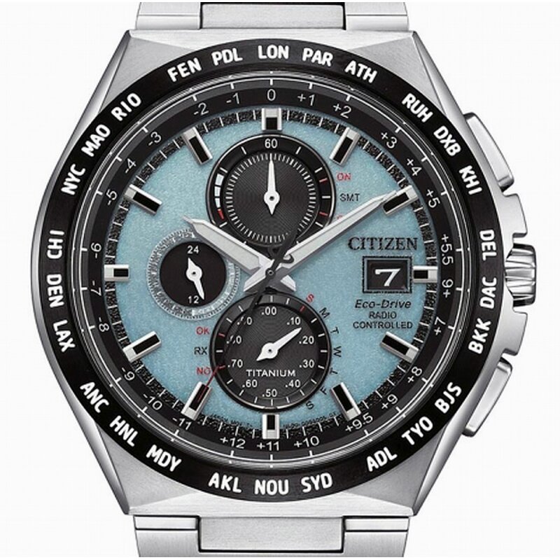 Citizen Super Titan World Perpetual ECO DRIVE Funkuhr Chronograph T Citizen Super Titan World Perpetual ECO DRIVE Funkuhr Chronograph T