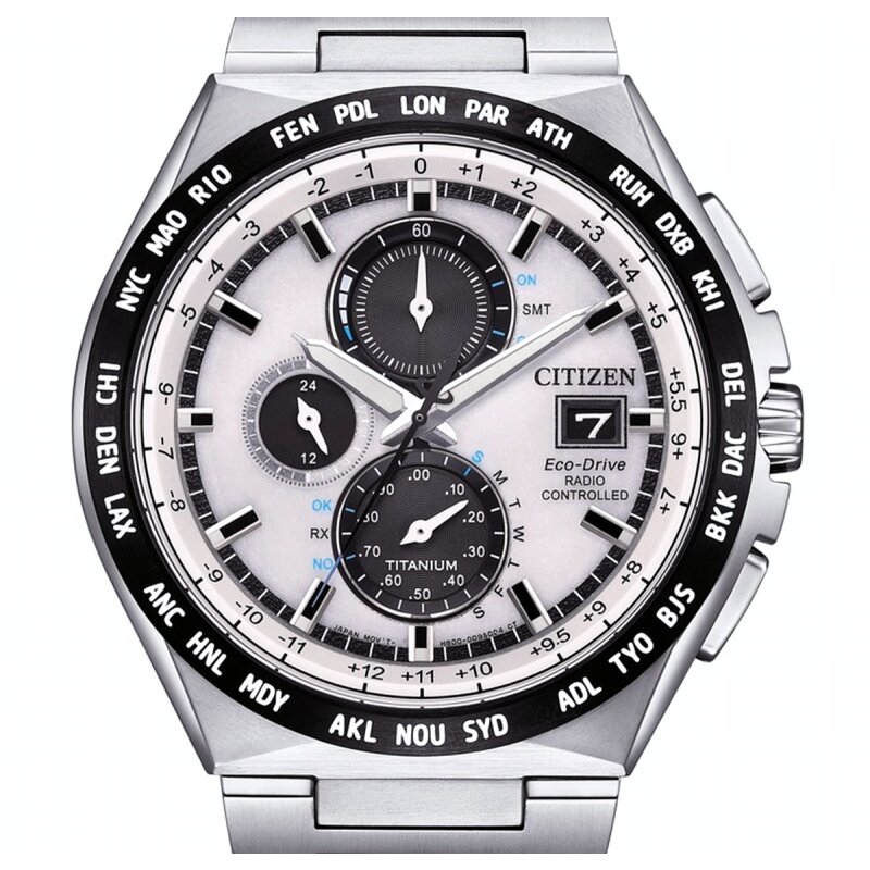 Citizen Super Titan World Perpetual ECO DRIVE Funkuhr Chronograph T Citizen Super Titan World Perpetual ECO DRIVE Funkuhr Chronograph T