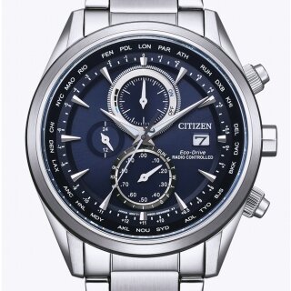 Citizen World Perpetual ECO-DRIVE Solar Funkuhr-Chrono UVP* 449,- EUR AT8260-85L