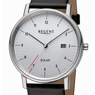 Modern elegante Regent F-1546 Edelstahl SOLAR 39 mm Herrenuhr UVP* 148,00 EUR