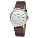 Modern elegante Regent F-1549 Edelstahl SOLAR 39 mm Herrenuhr UVP* 158,00 EUR