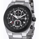 Markanter RIEDENSCHILD 42 mm Edelstahl massiv Chronograph Herrenuhr RS4000-03
