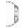 Markanter RIEDENSCHILD 42 mm Edelstahl massiv Chronograph Herrenuhr RS4000-04