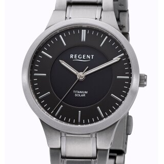 Regent BA-711 VOLL-TITAN SOLAR 30mm 5 BAR Damenuhr UVP* 188,00 EUR hypoallergen