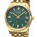 Elegante Regent BA-878 Edelstahl Goldpl. 34mm Damenuhr 10...