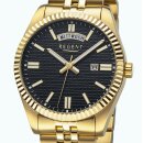 Regent BA-884 Edelstahl Goldpl. 40mm DayDate Herrenuhr 10 BAR WR UVP* 158,00 EUR