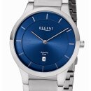 Modern-elegante flache Regent F-1345 Edelstahl  39 mm...