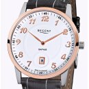 Flache Regent GM-1403 Herrenuhr 39 mm Made in Germany...