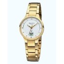 Regent FR-289 Edelstahl - Goldpl. Damenuhr Funkuhr UVP*...