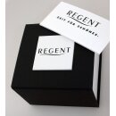 Regent FR-289 Edelstahl - Goldpl. Damenuhr Funkuhr UVP* 198,00 EUR  5 ATM WR