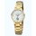 Regent FR-289 Edelstahl - Goldpl. Damenuhr Funkuhr UVP* 198,00 EUR  5 ATM WR