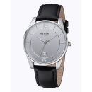 Regent F-1236 Edelstahl 40 mm Herrenuhr Lederband 5 BAR...